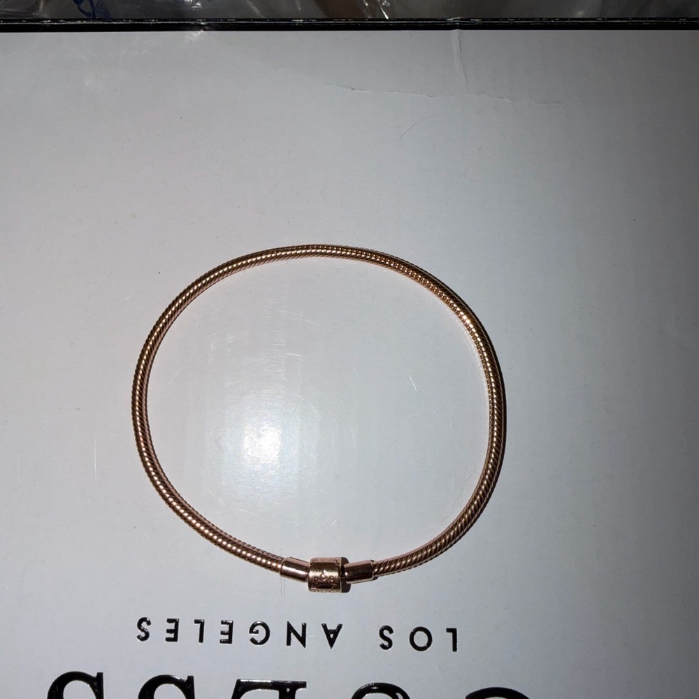 PANDORA CHAIN BRACELET 14K plated
